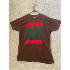 District 81 Men’s Brown Run DFW Logo T Shirt Size 2XL